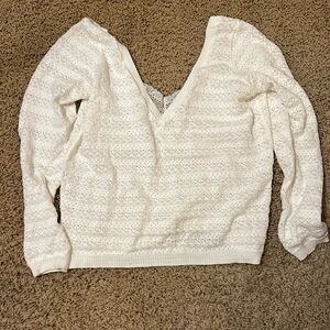 Sezane Gretha Jumper Ecru - Size S